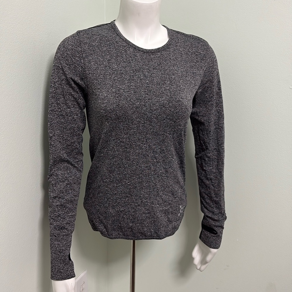 Orangetheory Fitness OTF Long Sleeve Gray Workout Tee Small